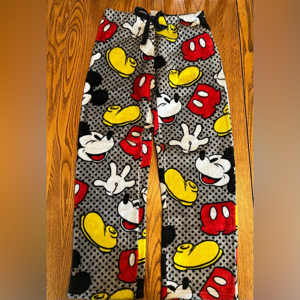 Mickey Mouse juniors fleece pajama bottoms